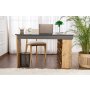 HANAH HOME Radni sto Vesper Anthracite Atlantic Pine - slika 4