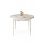 HANAH HOME Trpezarijski sto Rox White Marble White - slika 2