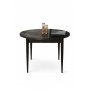 HANAH HOME Trpezarijski sto Rox Black Marble Black - slika 2