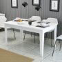 HANAH HOME Trpezarijski sto Milan 519 White - slika 1