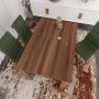 HANAH HOME Trpezarijski sto Single 120 Walnut - slika 2