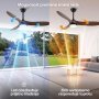 PROSTO Plafonski ventilator sa LED svetlom 132cm CFB5205L-3/40 - slika 4