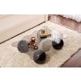 HANAH HOME Sto za kafu Noxa Black Grey - slika 3