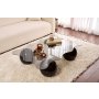 HANAH HOME Sto za kafu Noxa Black Grey - slika 1