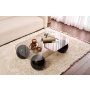 HANAH HOME Sto za kafu Evara Black Bronze - slika 3