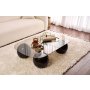 HANAH HOME Sto za kafu Evara Black Bronze - slika 1
