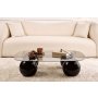 HANAH HOME Sto za kafu Evara Black Grey - slika 2