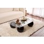 HANAH HOME Sto za kafu Evara Black Grey - slika 1