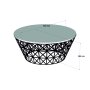 HANAH HOME Sto za kafu Stil Metal Ferforje White - slika 5