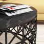 HANAH HOME Sto za kafu Selin Black Marble - slika 3