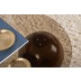 HANAH HOME Sto za kafu Sphere Walnut Bronze - slika 4