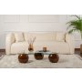 HANAH HOME Sto za kafu Sphere Walnut Transparent - slika 2