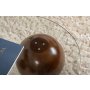 HANAH HOME Sto za kafu Sphere Walnut Transparent - slika 4
