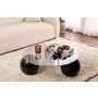 HANAH HOME Sto za kafu Miro Black Grey - slika 1