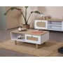 HANAH HOME Sto za kafu Bohem White Hrast - slika 2