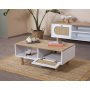 HANAH HOME Sto za kafu Bohem White Hrast - slika 3