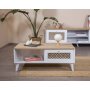 HANAH HOME Sto za kafu Goose White Hrast - slika 2