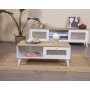 HANAH HOME Sto za kafu Goose White Hrast - slika 3