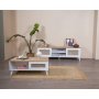 HANAH HOME Sto za kafu Goose White Hrast - slika 1