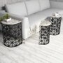 HANAH HOME Set 3 stočića Stil White Marble - slika 3