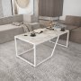 HANAH HOME Sto za kafu Wendy White - slika 2