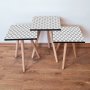 HANAH HOME Set 3 stočića 3Shp10 White - slika 1
