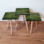 HANAH HOME Set 3 stočića 3Shp103 Green - slika 1