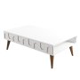 HANAH HOME Sto za kafu Lyon 34 White Walnut - slika 3
