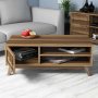 HANAH HOME Sto za kafu Ayla Walnut - slika 2