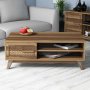 HANAH HOME Sto za kafu Ayla Walnut - slika 1