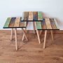HANAH HOME Set 3 stočića 3Shp115 Green - slika 1
