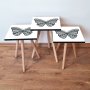HANAH HOME Set 3 stočića 3Shp12 White - slika 1