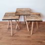 HANAH HOME Set 3 stočića 3Shp121 Brown - slika 1
