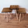 HANAH HOME Set 3 stočića 3Shp123 Brown - slika 1