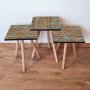 HANAH HOME Set 3 stočića 3Shp124 Green - slika 1