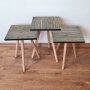 HANAH HOME Set 3 stočića 3Shp126 Grey - slika 1