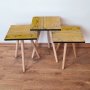 HANAH HOME Set 3 stočića 3Shp127 Yellow - slika 1