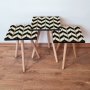 HANAH HOME Set 3 stočića 3Shp130 White - slika 1
