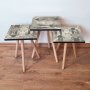 HANAH HOME Set 3 stočića 3Shp134 Grey - slika 1