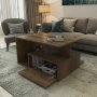 HANAH HOME Sto za kafu Mana Walnut - slika 4