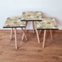 HANAH HOME Set 3 stočića 3Shp136 Beige - slika 1