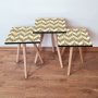 HANAH HOME Set 3 stočića 3Shp137 Cream - slika 1