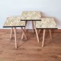 HANAH HOME Set 3 stočića 3Shp138 Beige - slika 1