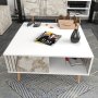HANAH HOME Sto za kafu Ronas White - slika 2