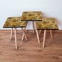 HANAH HOME Set 3 stočića 3Shp145 Camel - slika 1