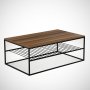 HANAH HOME Sto za kafu Etna Walnut - slika 5