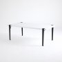 HANAH HOME Sto za kafu Fonissa White Black - slika 3