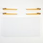 HANAH HOME Sto za kafu Fonissa White Yellow - slika 4