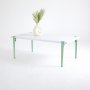 HANAH HOME Sto za kafu Fonissa White Mint Green - slika 2