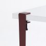 HANAH HOME Sto za kafu Fonissa White Burgundy - slika 5